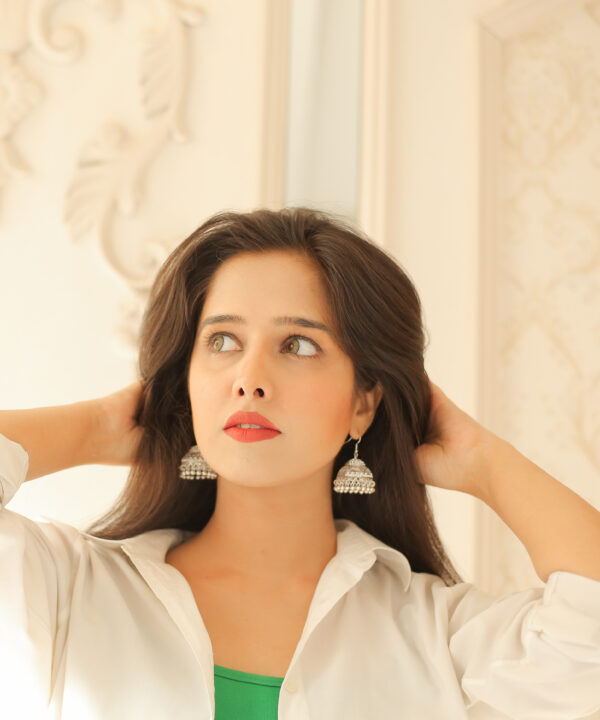 Stardust Swirl Jhumkas