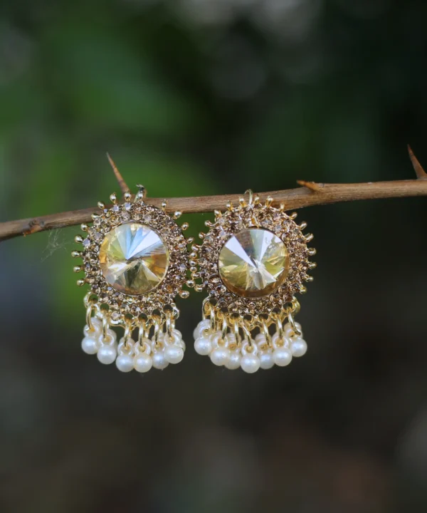 Sunburst Spindle Earrings